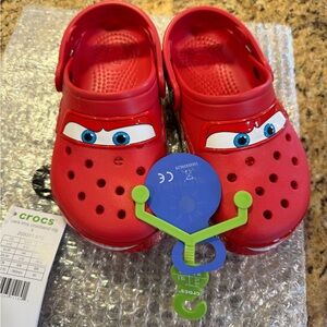 CROCS Red lightning McQueen Clogs